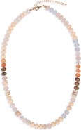 SAACHI Mixed Bead Statement Necklace