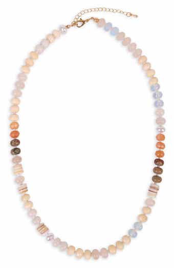 SAACHI Mixed Bead Statement Necklace