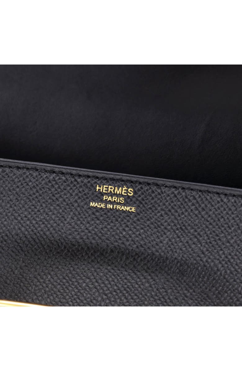 Pre-Owned Hermes Della Cavalleria Elan Shoulder Bag Epsom, Alternate, color, Noir