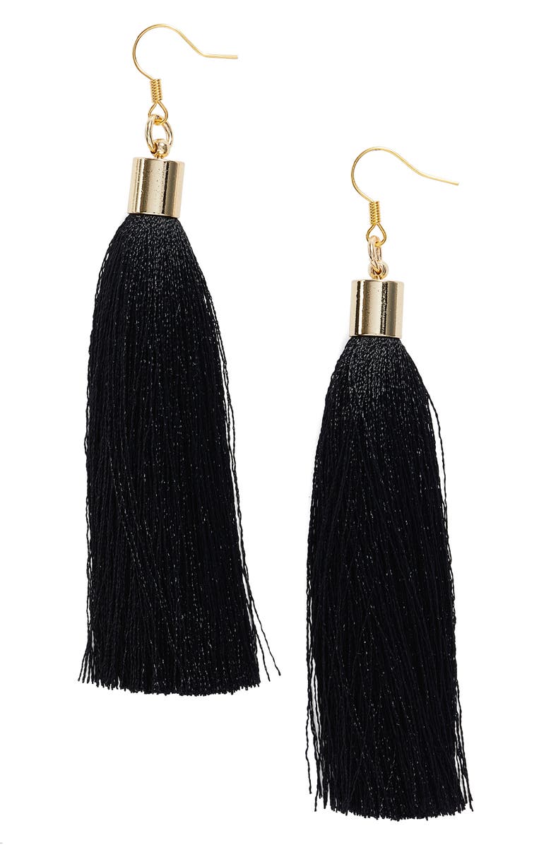 Love’s Affect Love's Affect Silk Tassel Earrings, Main, color, 