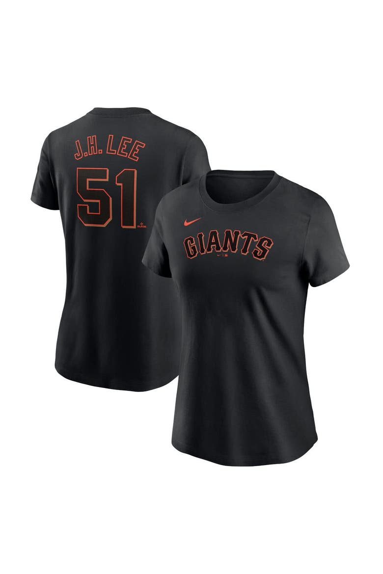 Women's Nike Jung Hoo Lee Black San Francisco Giants  Fuse Name & Number T-Shirt, Alternate, color, Black