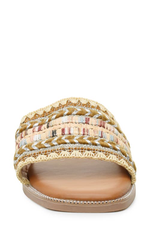 NICOLE MILLER NICOLE MILLER CROSSOVER SLIDE SANDAL 