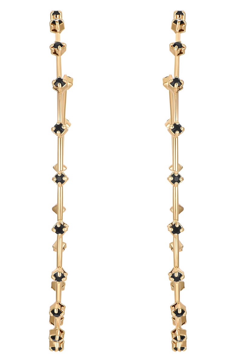 Ettika Large Sparkle Hoop Earrings, Alternate, color, 