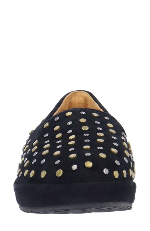 L'amour Des Pieds Cailene Studded Loafer In Black
