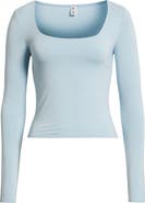 BP. Long Sleeve Square Neck T-Shirt