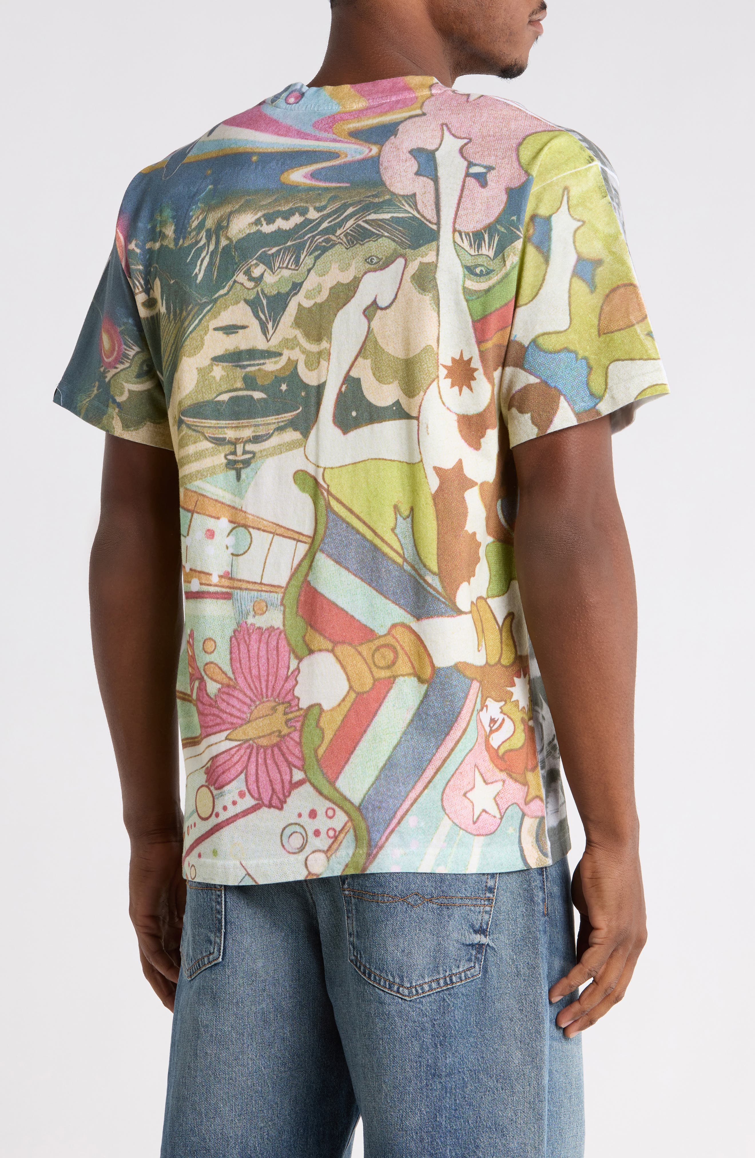 BB News Oversize Cotton Graphic T-Shirt