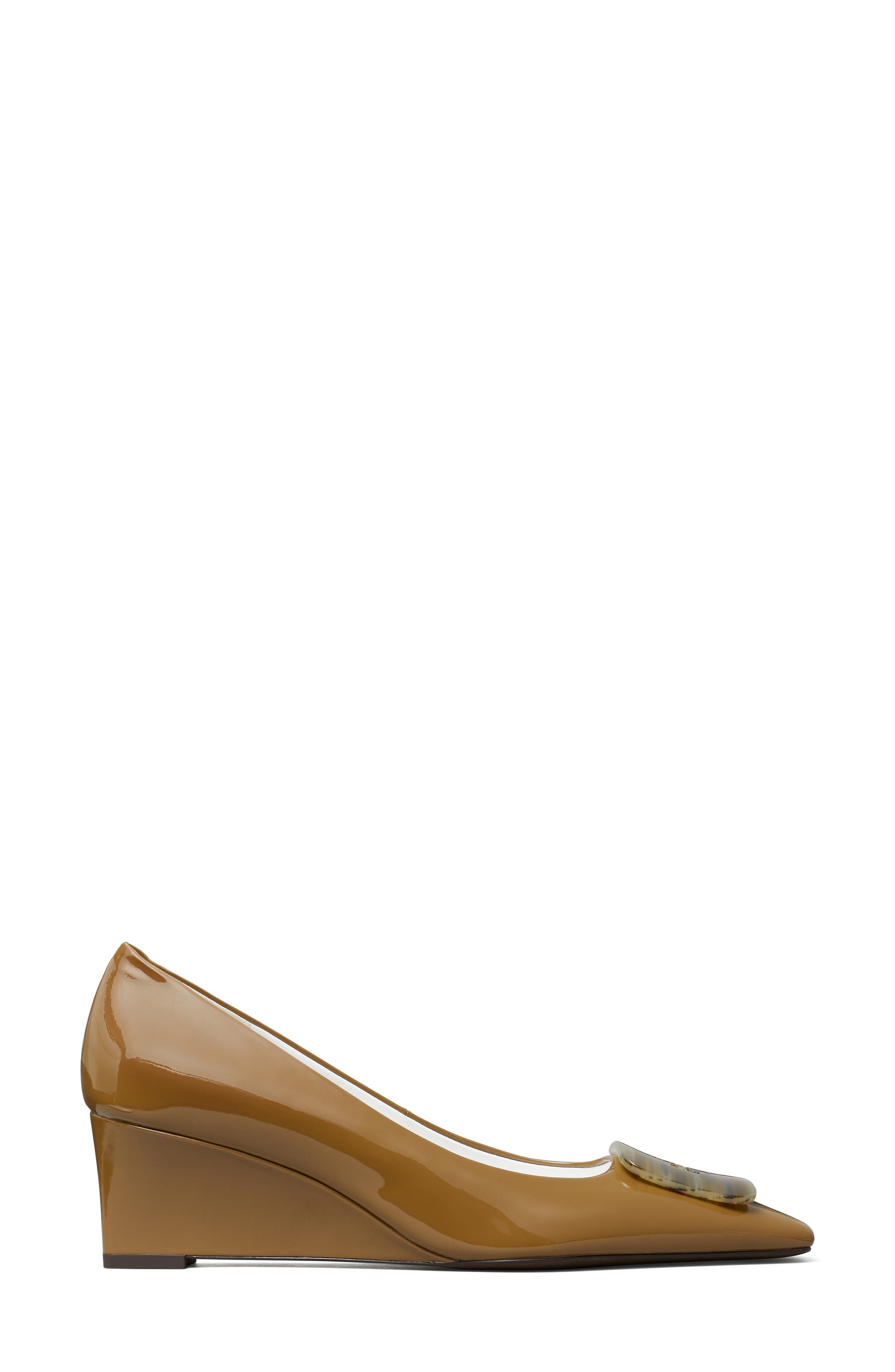 Tory Burch Georgia Wedge Pump, Alternate, color, Almond Oats