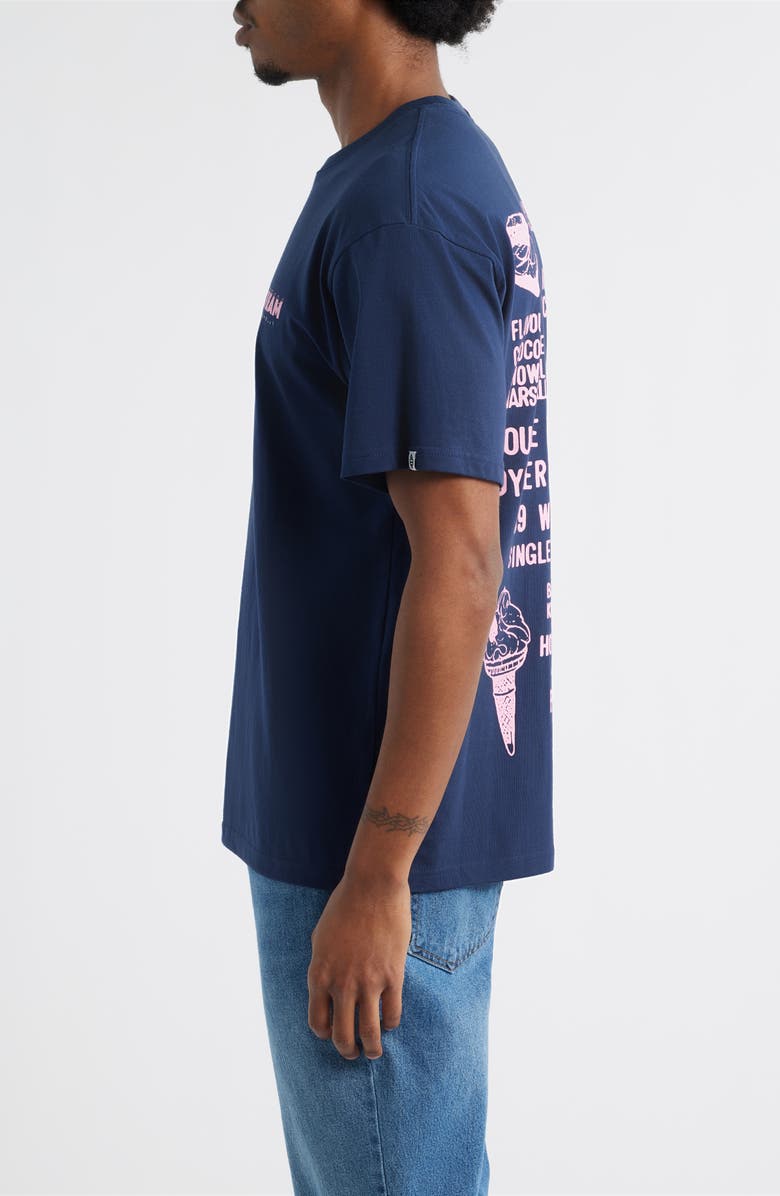 ICECREAM Menu Graphic T-Shirt, Alternate, color, Black Iris