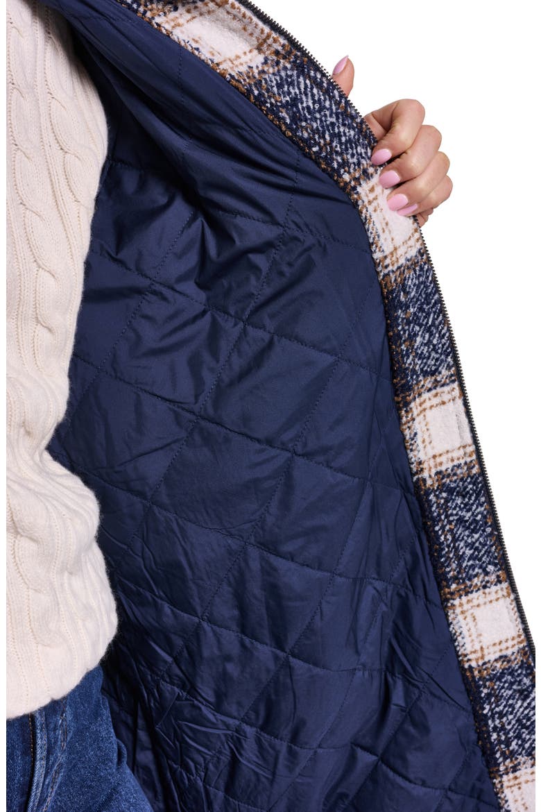 Quilted Longline Shacket, Alternate, color, GERI PLAID