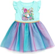 Disney Alice in Wonderland Flutter Sleeve Tulle Tutu Dress