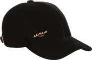 Balmain Paris velvet cap