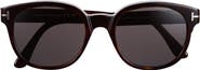 TOM FORD Mert 53mm Round Sunglasses