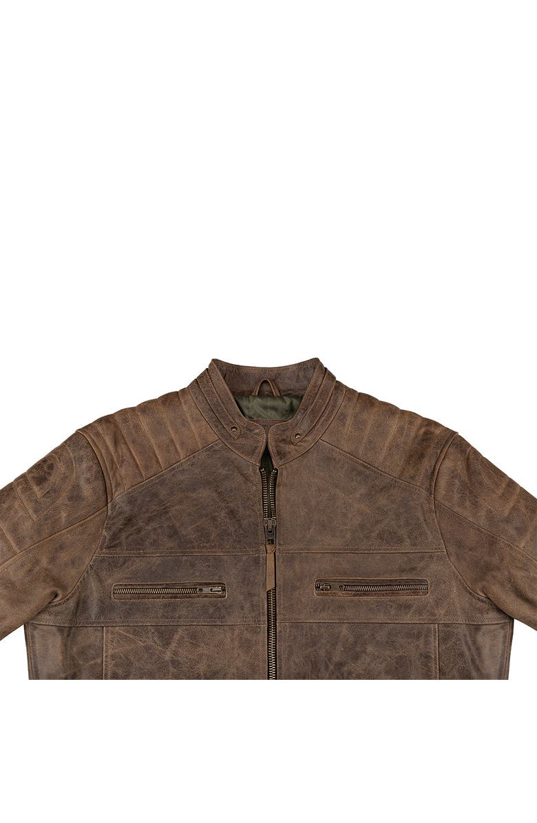 Last Wolf Death Valley Racer Jacket, Alternate, color, Brown