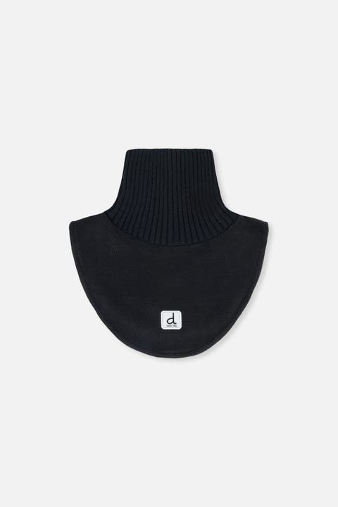 Bib Turtle Knit & Polar Fleece Neckwarmer