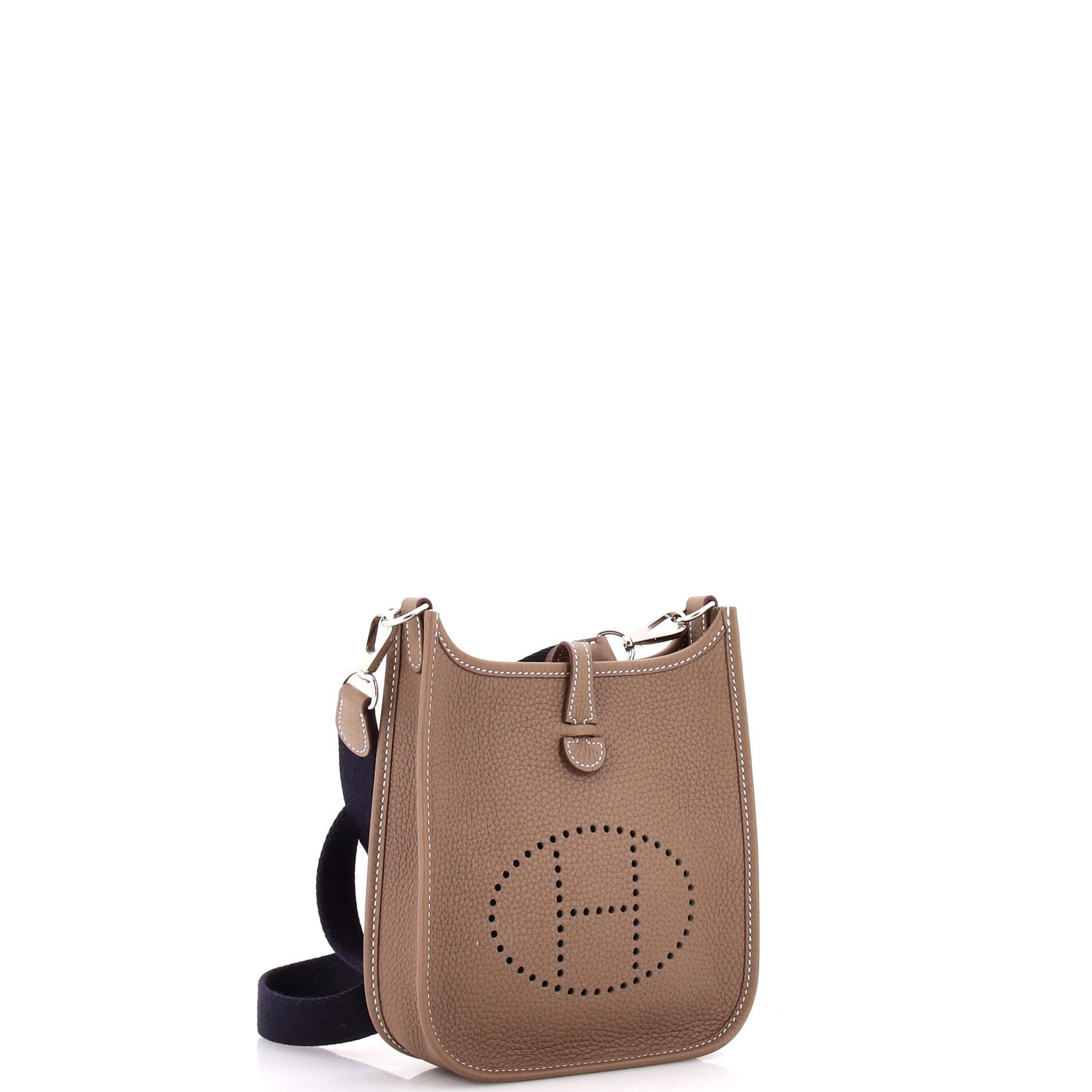 Pre-Owned Hermes Evelyne Bag Gen III Clemence TPM, Alternate, color, Etoupe