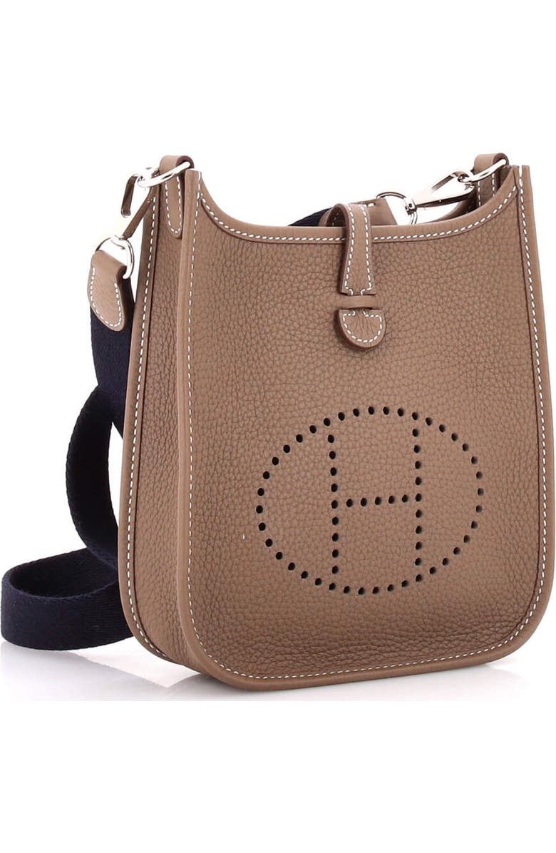 Pre-Owned Hermes Evelyne Bag Gen III Clemence TPM, Alternate, color, Etoupe