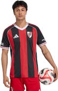 adidas Men's adidas Black Club Atlético River Plate 2025/26 Away Replica Jersey