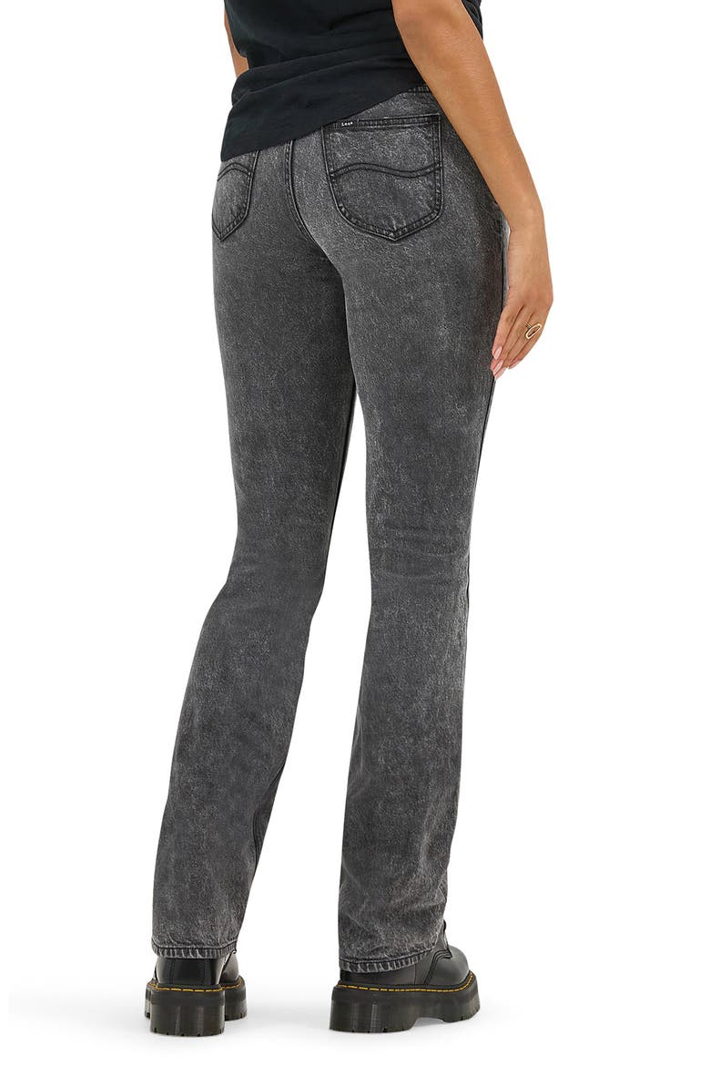 The Boot High Waist Bootcut Jeans, Alternate, color, DEEP NIGHT