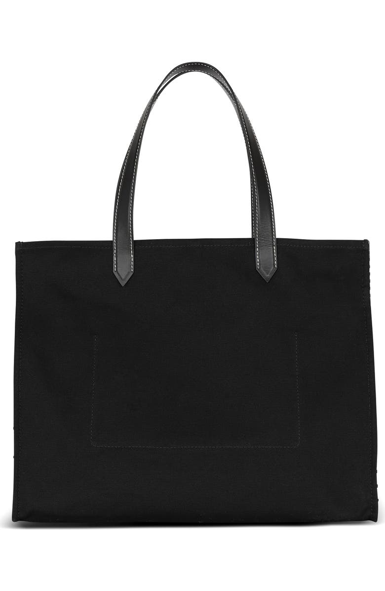 Balmain Medium B-Army Monogram Shopper Tote, Alternate, color,