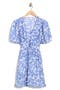 selected White- Blue Kira Ornate