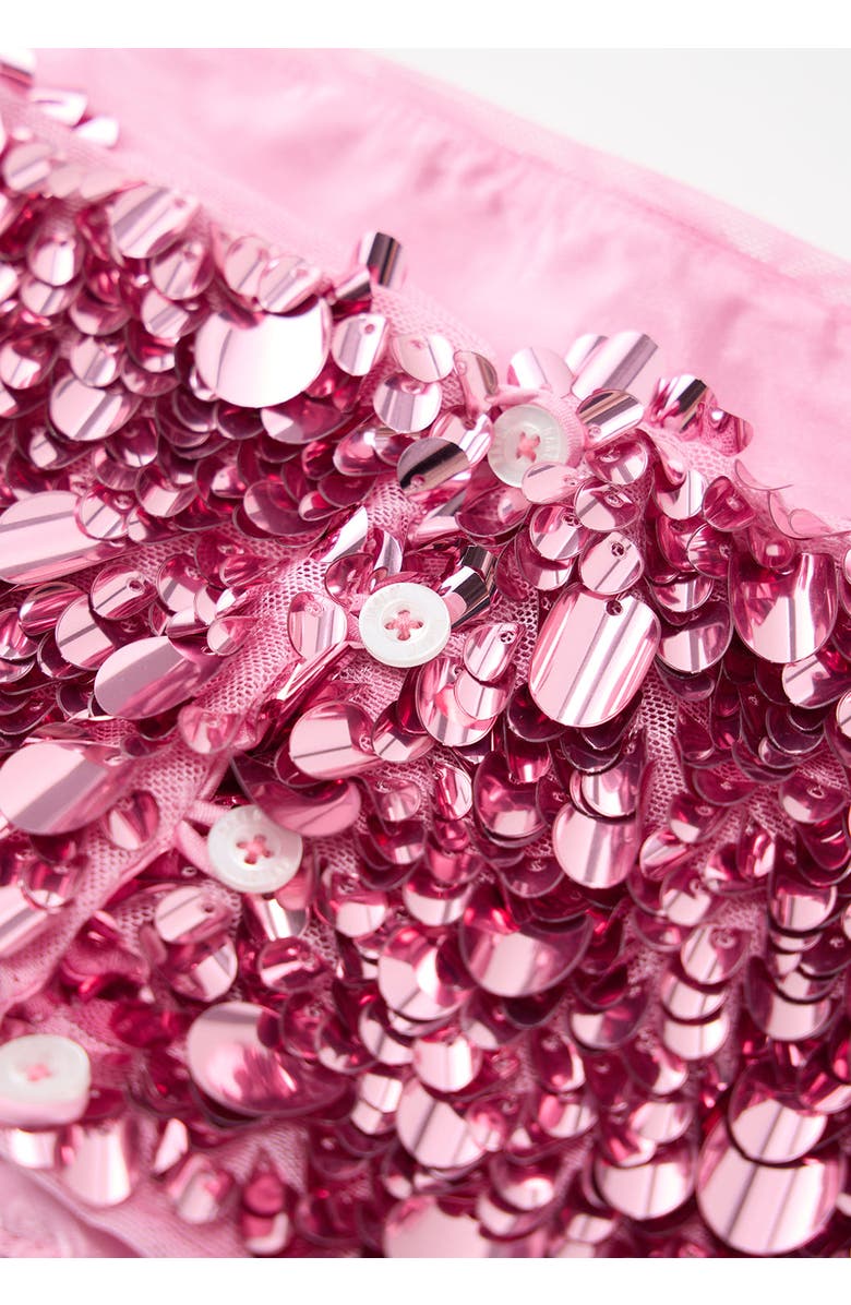 Marlo Kids Davina Sequin Top, Alternate, color, Magenta Rose