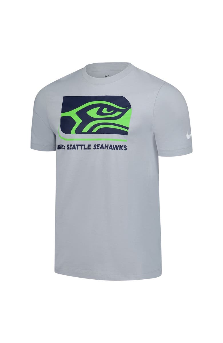 Nike Men's Nike Gray Seattle Seahawks Lockup Essential T-Shirt, Alternate, color, Gray