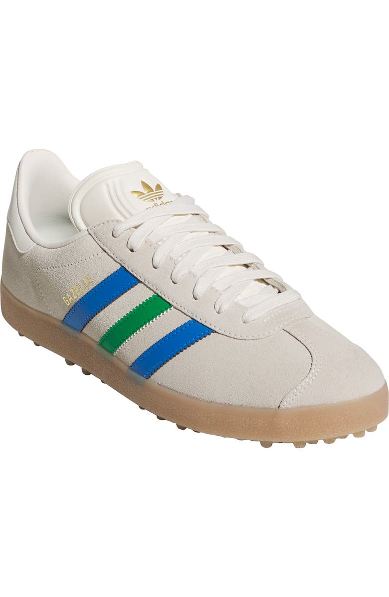 adidas Gazelle Golf Shoe, Main, color, Cwhite/ Green/ Blubir