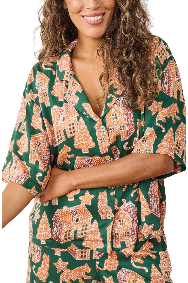 Wildest Dreams Pajamas, Alternate, color, HUNTER GREEN