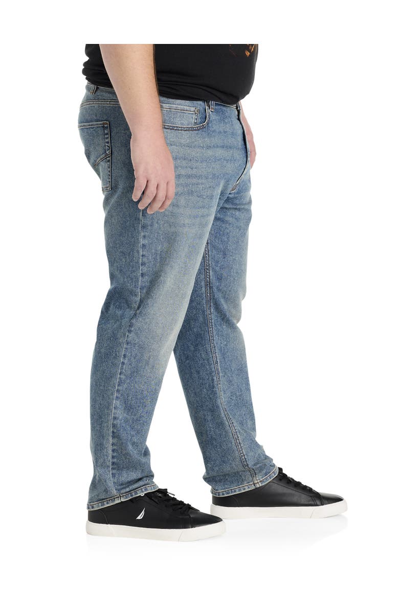 True Nation by DXL Big
Tall Vintage Tapered-Fit Jeans, Alternate, color, Medium Wash Vintage