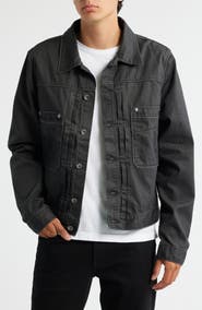 LEVEL 7 Coated Denim Jacket
