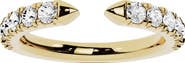 Jennifer Fisher 18K Gold Lab Created Diamond Open Ring - 0.73 ctw