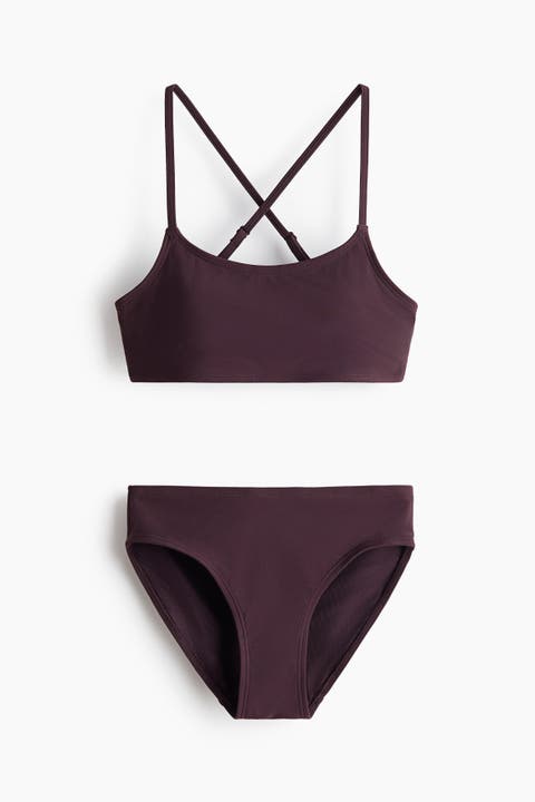 Two-piece sports swimsuit with lycra® xtra life