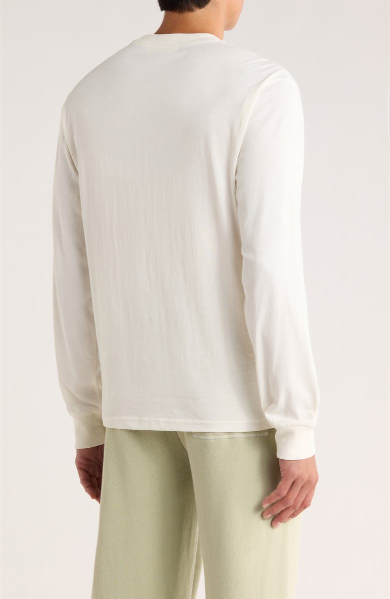 Museum of Peace & Quiet Outline Long Sleeve Graphic T-Shirt, Alternate, color, White