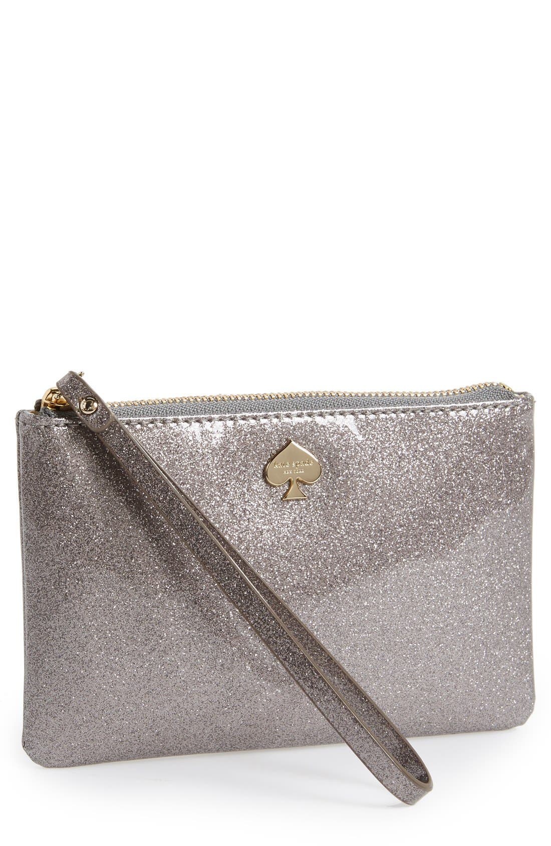 'glitter bug -  bee' wristlet, Main, color, AURORA GLITTER
