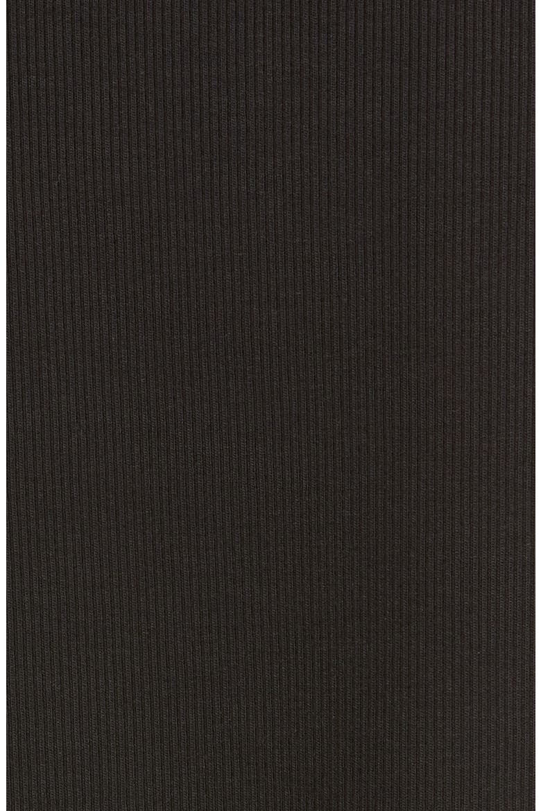 Logo Cotton Rib Tank Top, Alternate, color, BLACK