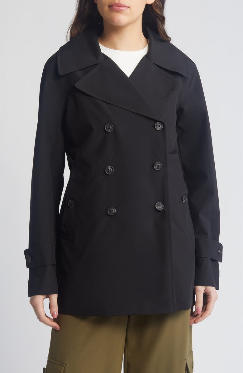 Save The Duck Sofi Water Resistant Trench Coat, Main, color,
