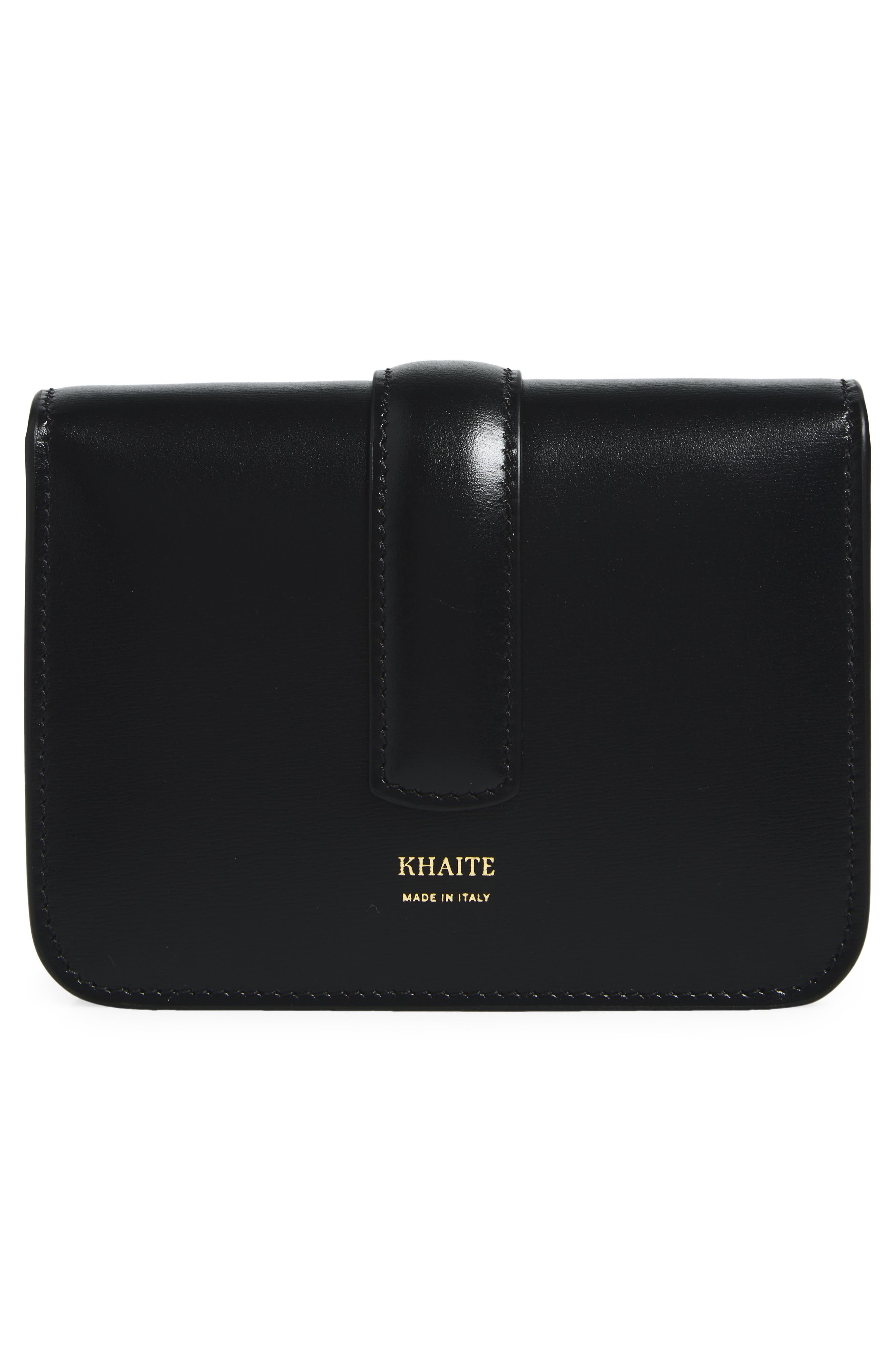 Blake Nano Leather Shoulder Bag, Alternate, color, BLACK