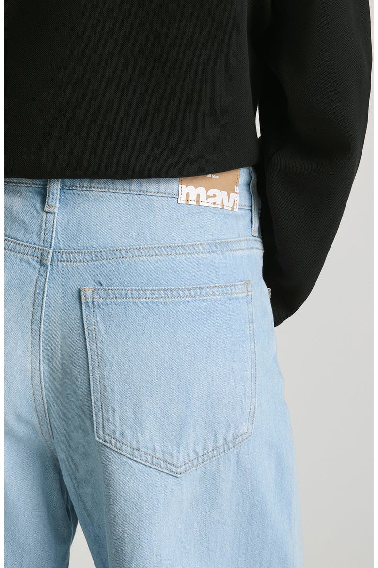 Joy Mid Rise Wide Leg Jeans, Alternate, color, LIGHT LINEN DENIM