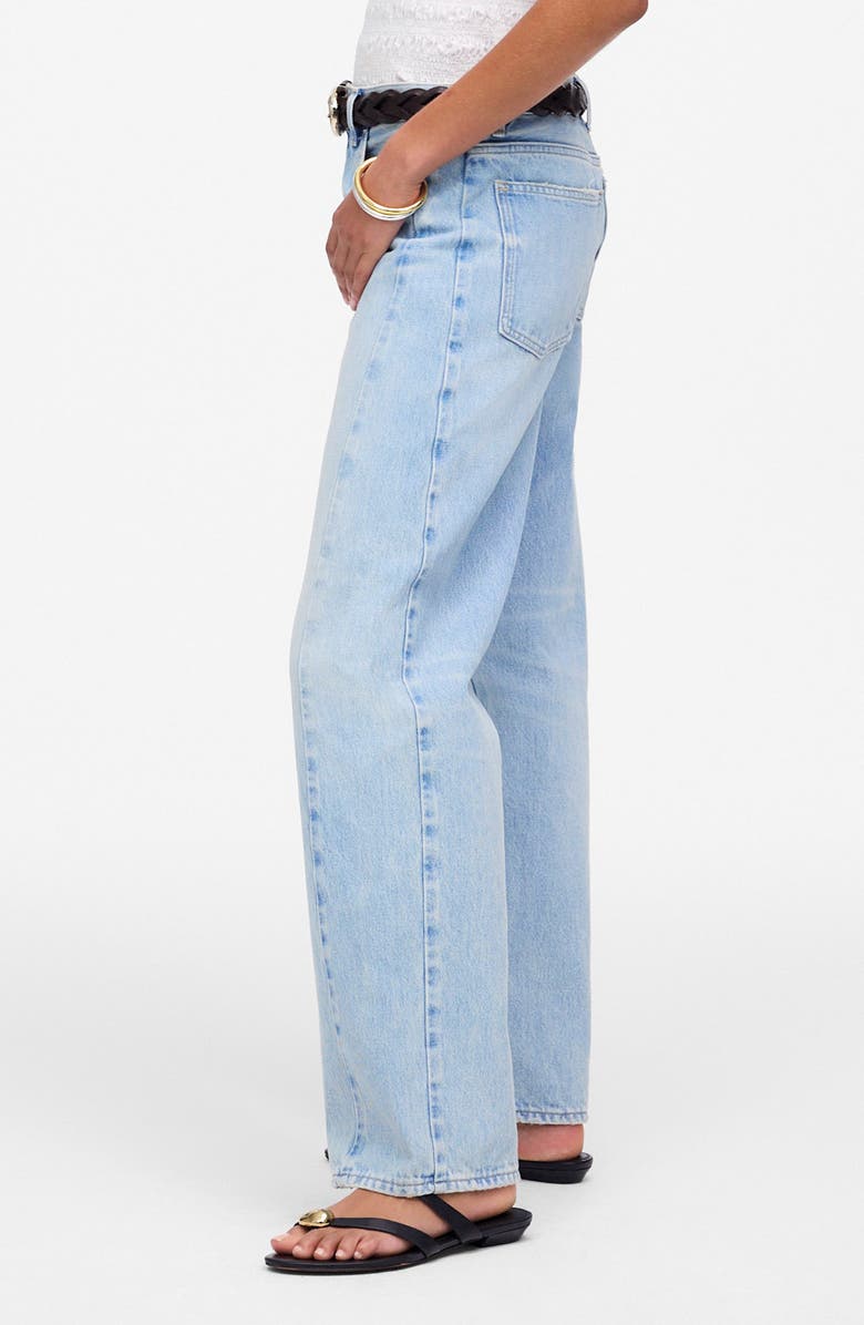 Madewell Pieced Barrel Leg Jeans, Alternate, color,
