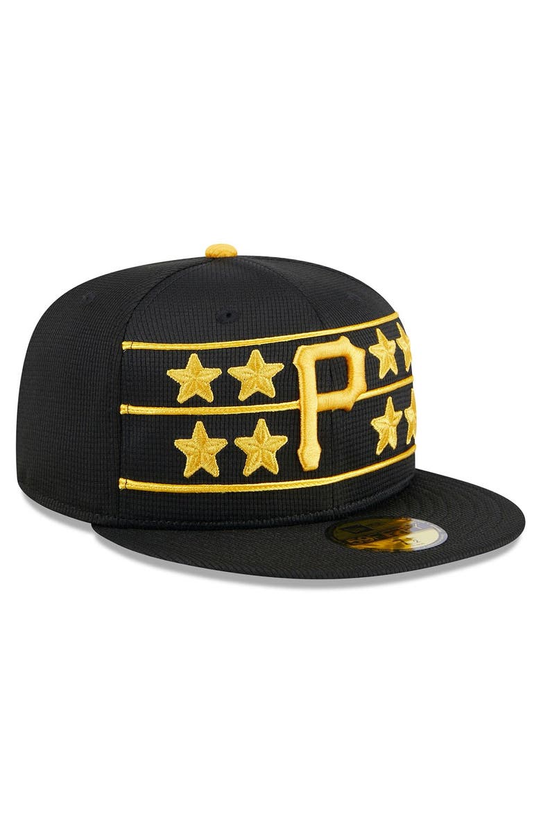 New Era Men's New Era Black Pittsburgh Pirates 2024 Batting Practice 59FIFTY Fitted Hat, Alternate, color, Black