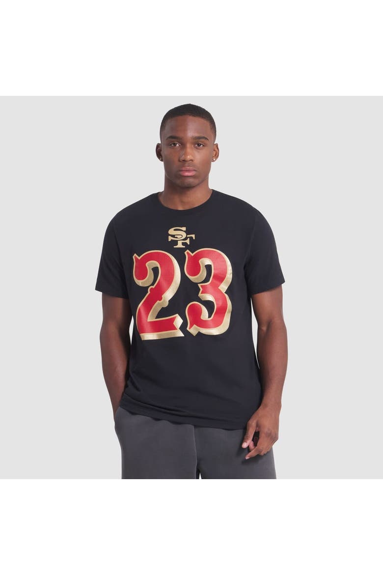 Men's Nike Christian McCaffrey Black San Francisco 49ers 2025 Rivalries Collection Player Name & Number T-Shirt, Main, color, Black