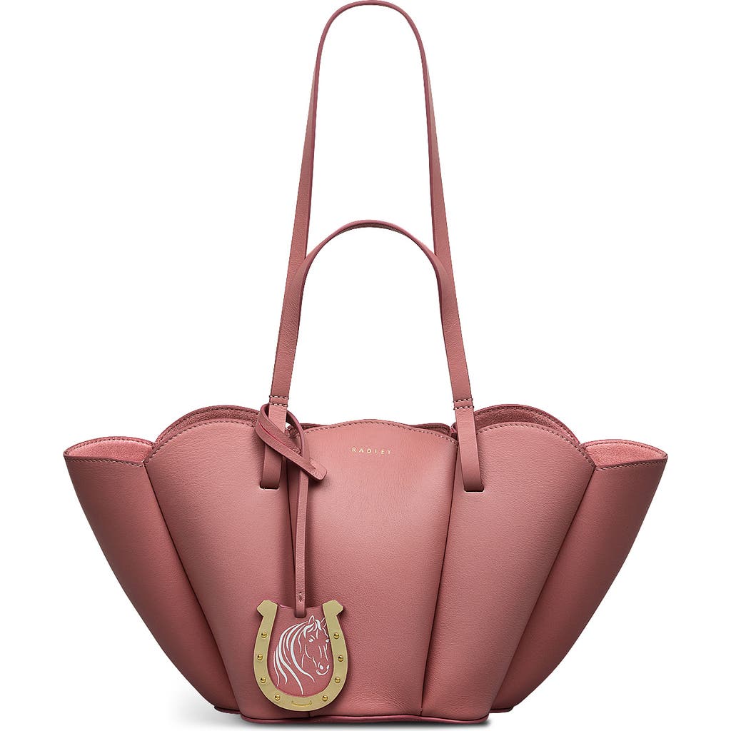 Radley Kentucky Derby Ss25 Small Open Top Satchel Bag In Sienna Pink