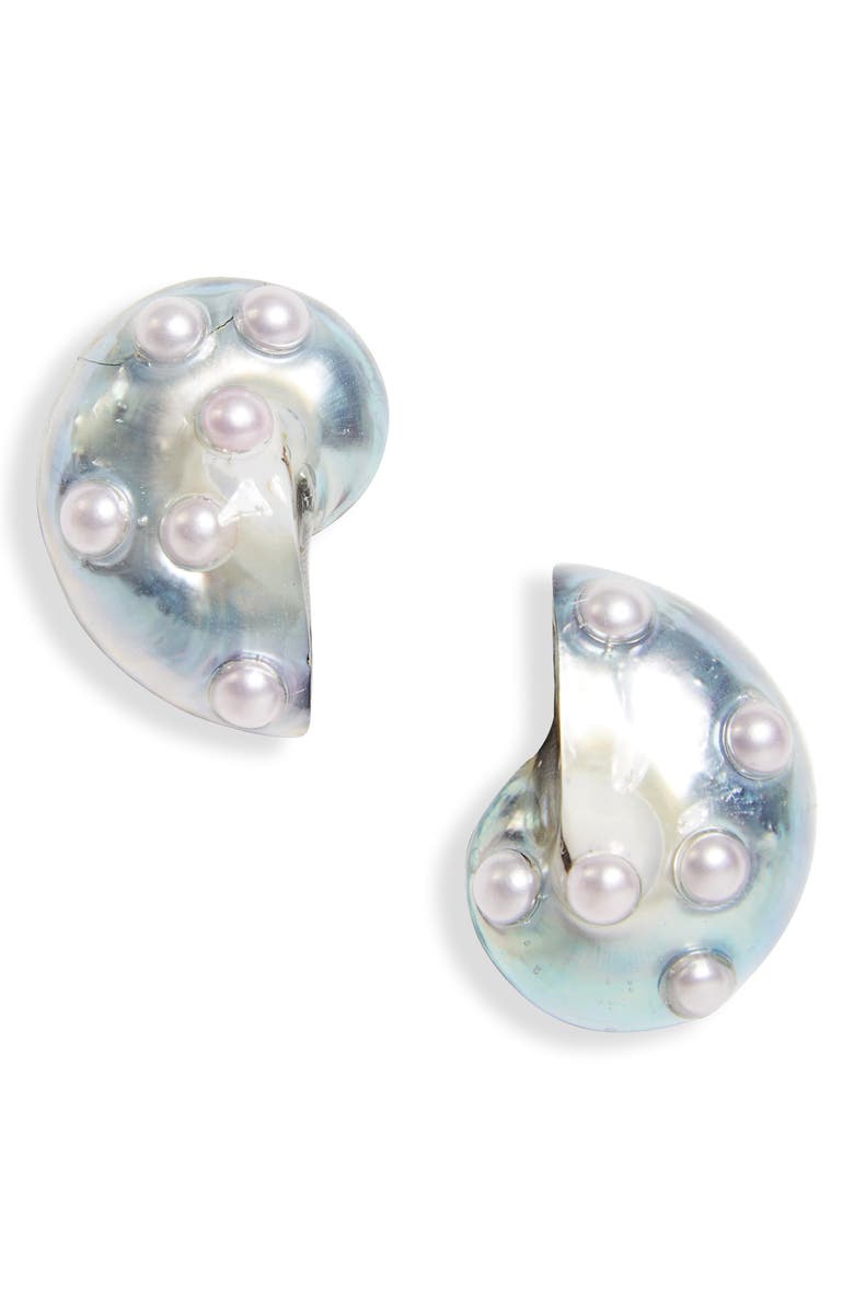 Isshi Molluskara Earrings, Main, color, Reflect