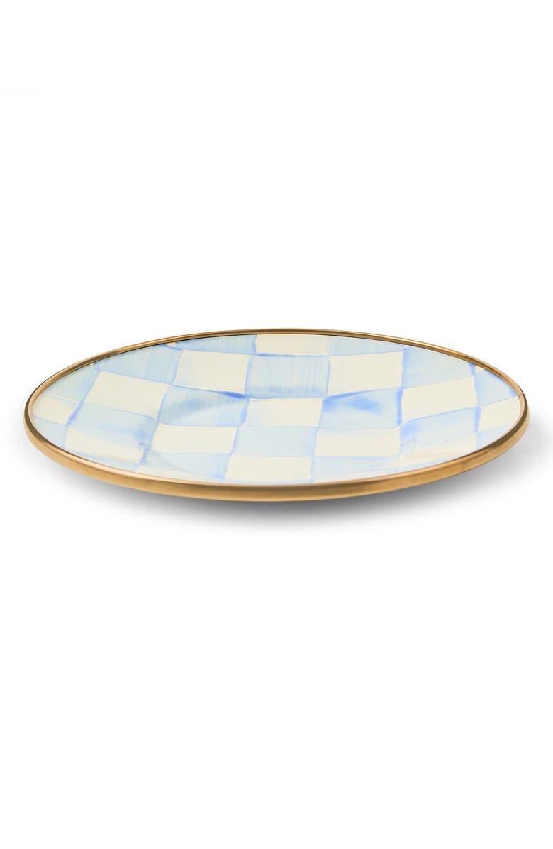 MACKENZIE CHILDS Sky Check Saucer, Alternate, color, Sky Check