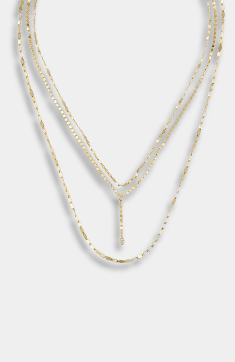 Collette Layered Necklace with Magnetic Clasp