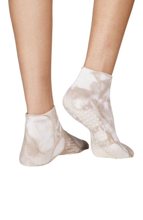 Souls. Tie Dye Ankle Grop Socks In Beige