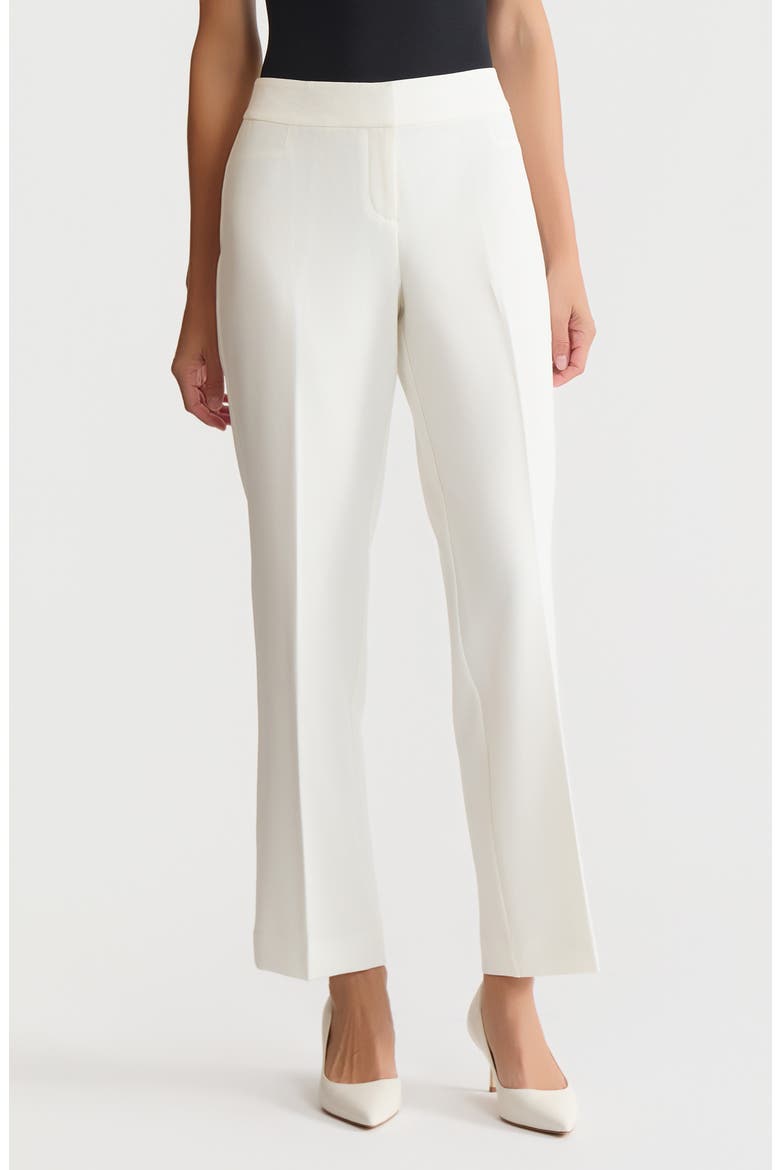 Flat Front Slim Pants, Main, color, VANILLA ICE