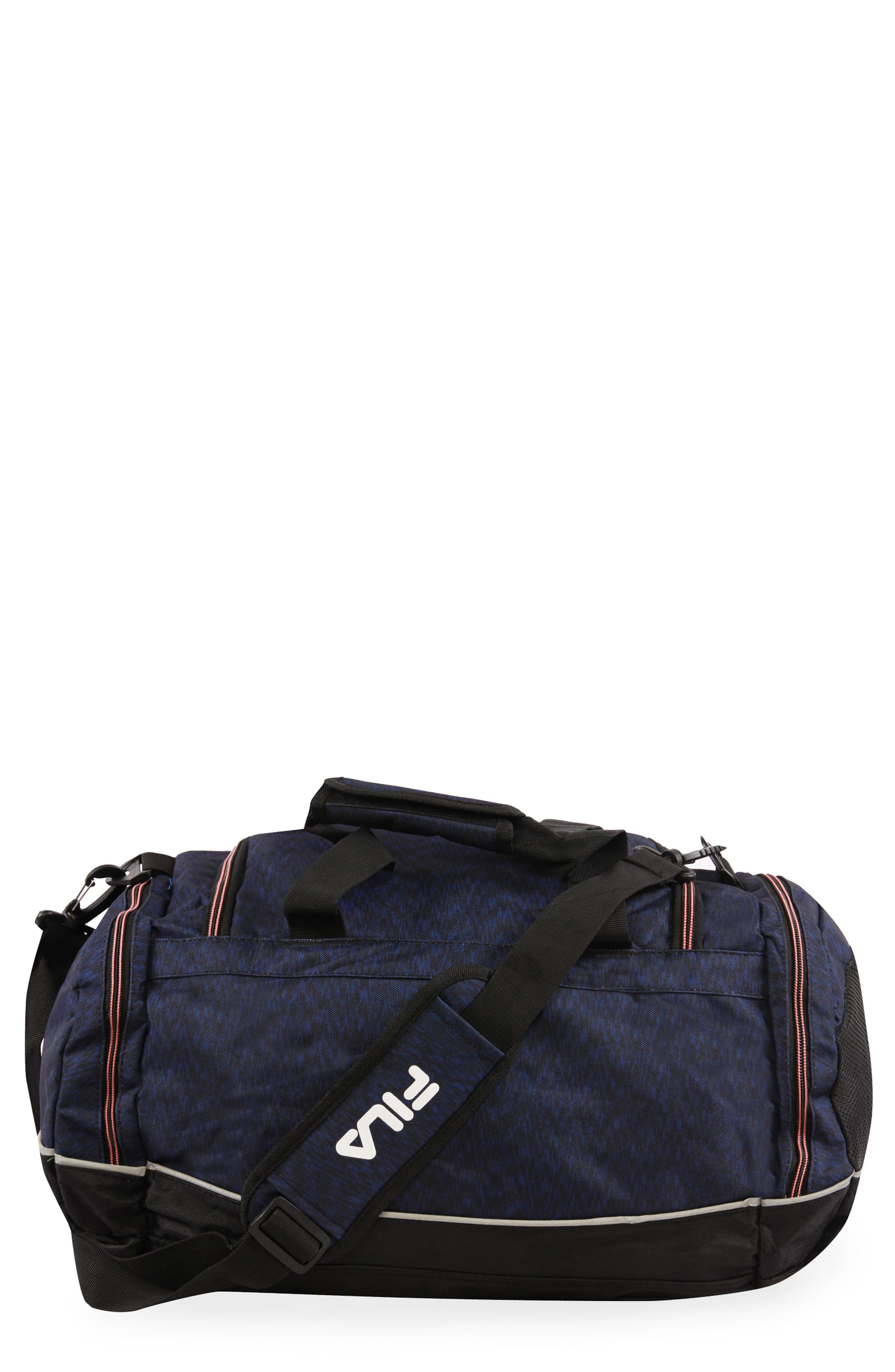 FILA Sprinter 19-Inch Duffle Bag, Alternate, color, Static Blue / Pink