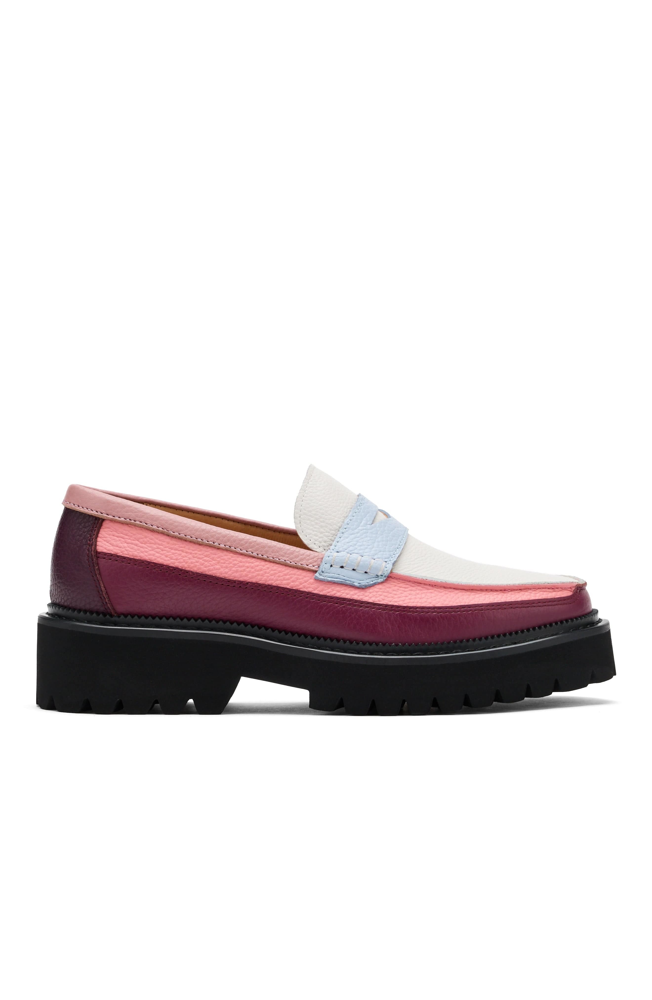  Colorblock Pink/Burgundy/Blue