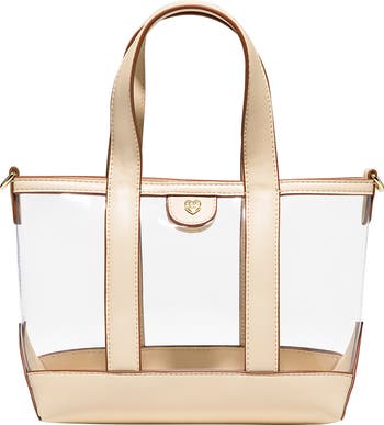 Stoney Clover Lane Clear Mini Tote Crossbody Bag